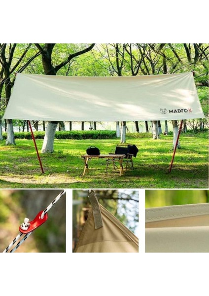 Çadır Brandası - Madfox - Güneş ve Rüzgar Koruma - Oem Kanvas Tarp 4*3 mt indirimleri