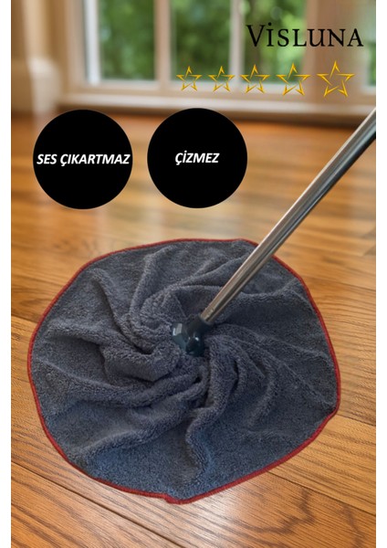 ( 1 Adet ) Mega Boy Lüks Kalite Gri Renk Mikrofiber Paspas Mop Yedek Ucu fiyatları