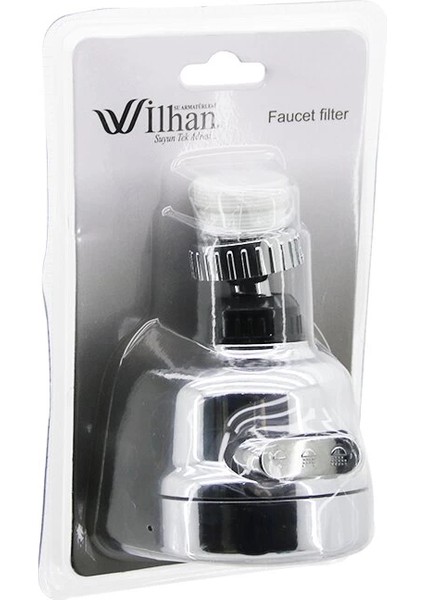 Vakumlu Topaç Krom - Kademeli Tek Oynar Başlık Kubar - Batarya Ucu (5148)