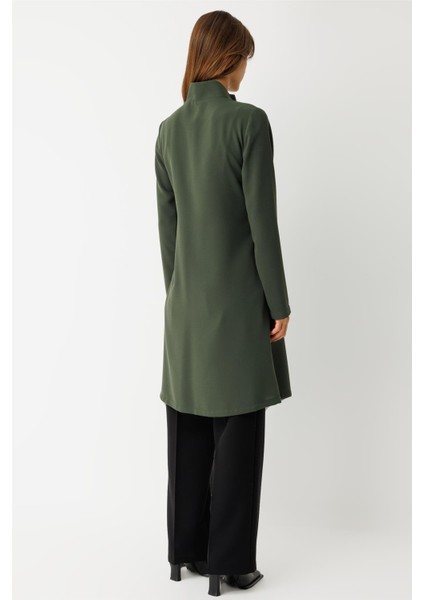 Büzgü Detaylı Giy Çık Tunik Haki indirimleri