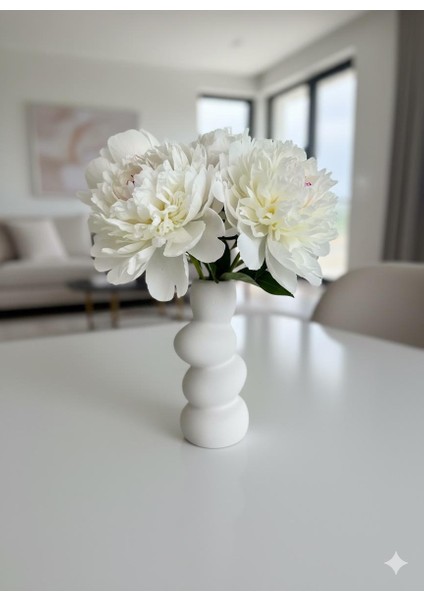 Taş Yığın Vazosu El Yapımı Büyük Boy Bohem Tarz Iskandinav fırsatları