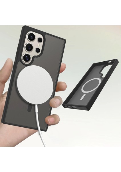 Xmpdby Joko Samsung Galaxy S24 Ultra Jota Magsafe Kapak - Titan Gri modelleri