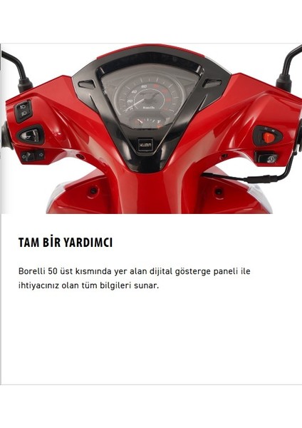 Borellı 50 Motosiklet Beyaz modelleri