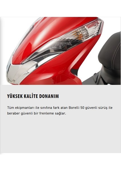 Borellı 50 Motosiklet Beyaz fırsatları