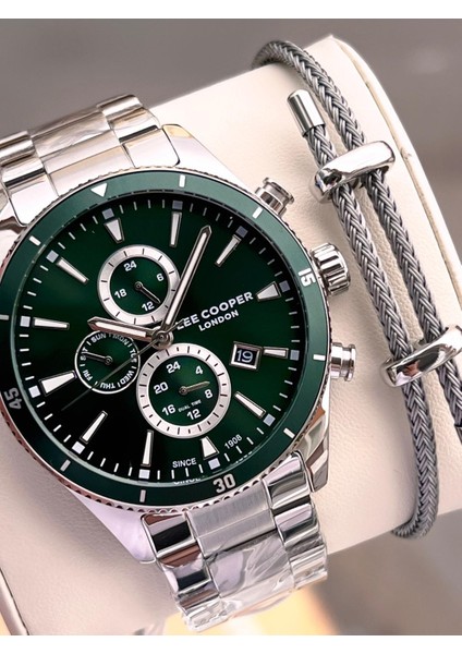 Italyan Tasarım Bileklik Hediyeli 2 Yıl Garantili 5 Atm Erkek Kol Saati ELC.08326.370