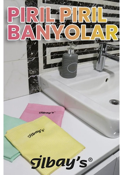 Ilbays 3’lü Mikrofiber Temizlik Bezi – Iz Bırakmayan, Ultra Emici, Çok Amaçlı Temizlik Bezi (40X60 Cm) fiyatları