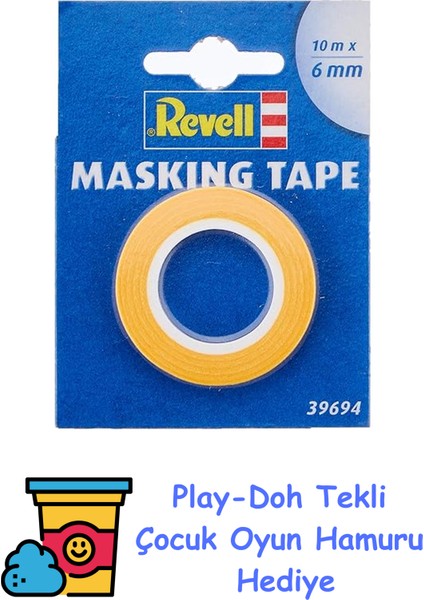 6mm Maske Bandı - 39694 + Play-Doh Oyun Hamuru