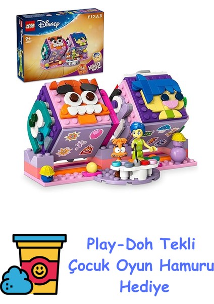 Disney Ters Yüz 2 Duygu Küpleri 43248 9 Yaş ve Üzeri Çocuklar Için Pixar’dan Neşe ve Kaygı Karakterlerini Içeren Yaratıcı Oyuncak Yapım Seti (394 Parça) + Play-Doh Oyun Hamuru