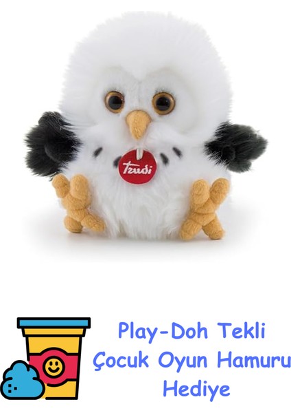 Trudı Peluş Fluffy Owl + Play-Doh Oyun Hamuru