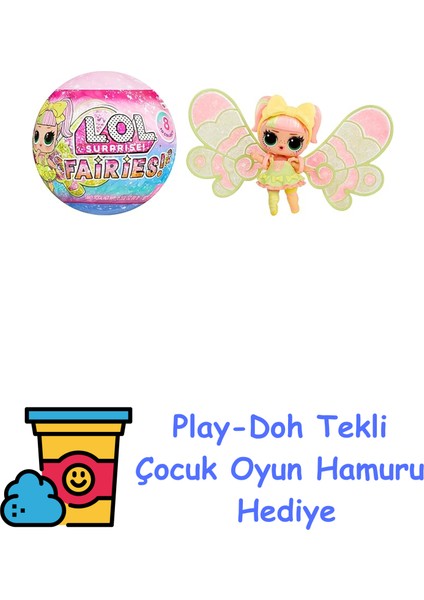 Mga Entertainment Lol Tots Peri Bebekleri + Play-Doh Oyun Hamuru