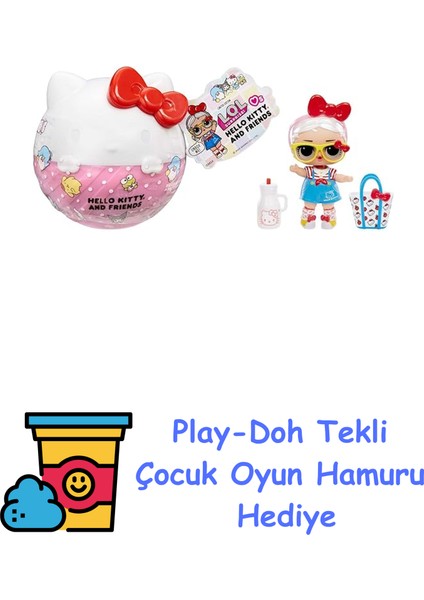 Mga Entertainment Lol Tots Hello Kitty + Play-Doh Oyun Hamuru