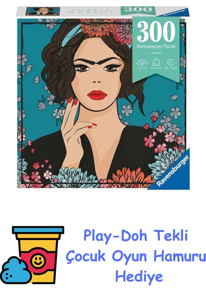 133109 300 Parçalı Puzzle Frida + Play-Doh Oyun Hamuru
