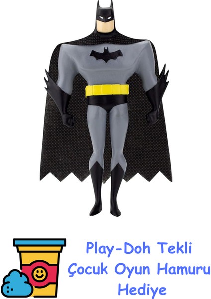 Batman Tnba Bükülebilir Figür 13 cm + Play-Doh Oyun Hamuru