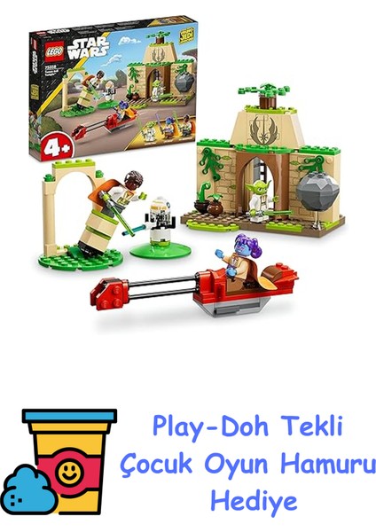 ® Star Wars™ Tenoo Jedi Temple™ 75358 Oyuncak Yapım Seti (124 Parça) + Play-Doh Oyun Hamuru