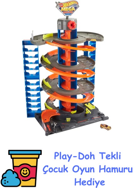 Mega Garaj, 4 Yaş ve Üzeri, GTT95 + Play-Doh Oyun Hamuru