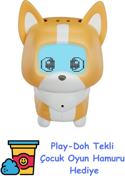 Pixel Petz - Corgi, Etkileşimli Dijital Evcil Köpek, Yaş 4+ + Play-Doh Oyun Hamuru