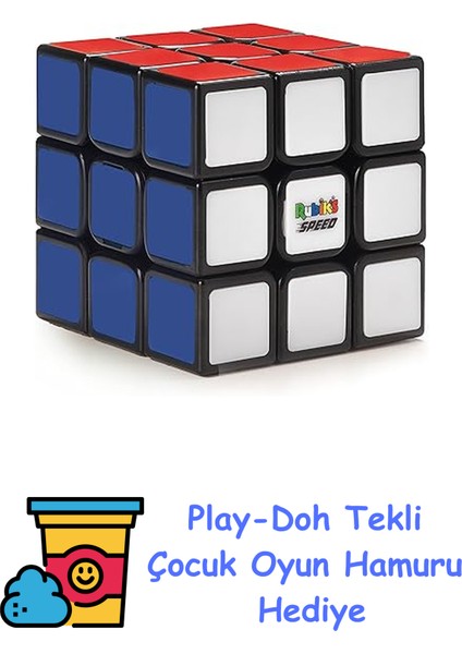 Rubik Küp 3x3 Hızlı + Play-Doh Oyun Hamuru