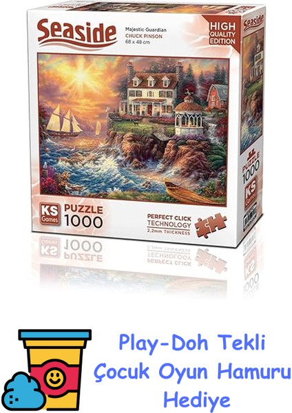 1000 Parça Majestic Guardian Puzzle + Play-Doh Oyun Hamuru