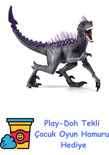 Schleıch Gölge Raptor Oyuncak + Play-Doh Oyun Hamuru