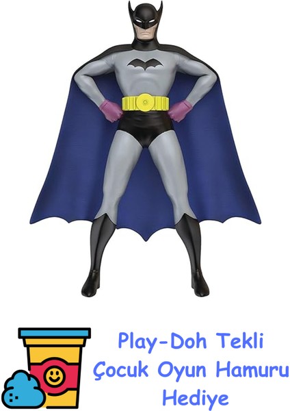 Batman Dc Bükülebilir Figür 14 cm + Play-Doh Oyun Hamuru