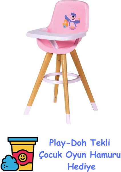 Zapf Creation Oyuncak Mama Sandalyesi + Play-Doh Oyun Hamuru