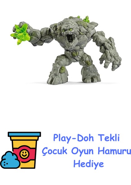 70141- Steinmonster, Renkli + Play-Doh Oyun Hamuru