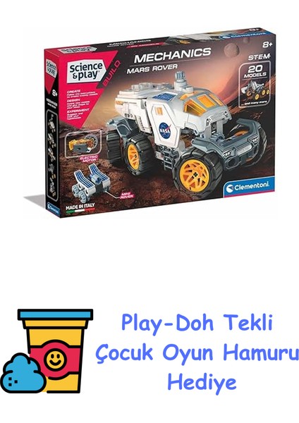75070TR Mekanik Laboratuvarı - Nasa Mars Keşif Aracı +8 Yaş + Play-Doh Oyun Hamuru