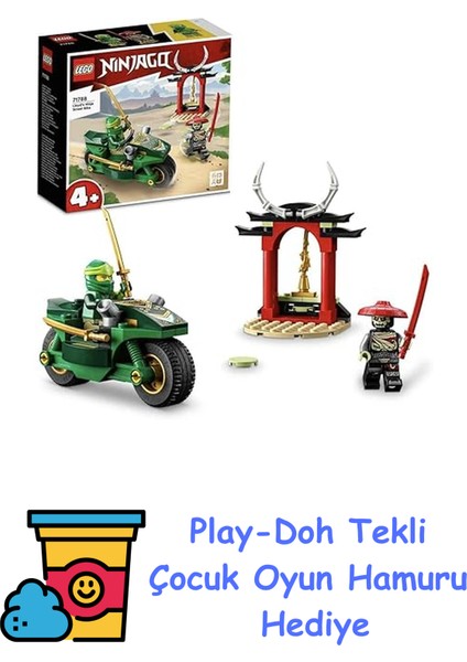 ® Nınjago® Lloyd’un Ninja Sokak Motosikleti 71788-4 Yaş ve Üzeri Çocuklar Için Motosiklet Içeren Başlangıç Düzeyinde Yaratıcı Oyuncak Yapım Seti (64 Parça) + Play-Doh Oyun Hamuru
