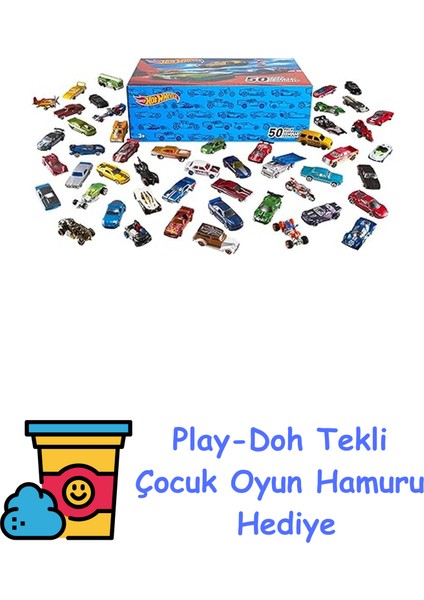 Ellili Araba Seti, 3 Yaş ve Üzeri, V6697 + Play-Doh Oyun Hamuru