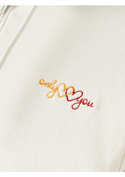 Gsstore x Midground Erkek Fermuarlı Kapüşonlu Sweatshirt E251205