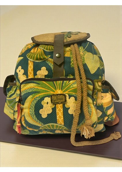 Kaliteli Tek Gözlü Vintage Salaş Disayn Unisex Sırt Günlük Okul Gezi Kamp Trekking Çantası 29CMX36CM