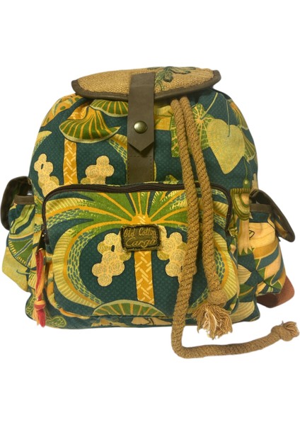 Kaliteli Tek Gözlü Vintage Salaş Disayn Unisex Sırt Günlük Okul Gezi Kamp Trekking Çantası 29CMX36CM fiyatları