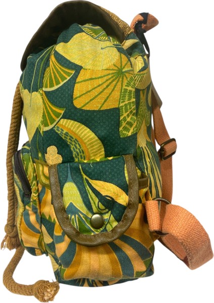 Kaliteli Tek Gözlü Vintage Salaş Disayn Unisex Sırt Günlük Okul Gezi Kamp Trekking Çantası 29CMX36CM indirimleri