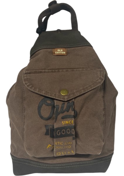 Kaliteli Küçük Boy Tek Gözlü Vintage Salaş Disayn Sırt Günlük Gezi Trekking Çantası S Boy 19CMX32CM fiyatları