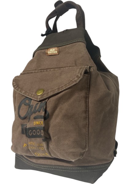 Kaliteli Küçük Boy Tek Gözlü Vintage Salaş Disayn Sırt Günlük Gezi Trekking Çantası S Boy 19CMX32CM modelleri