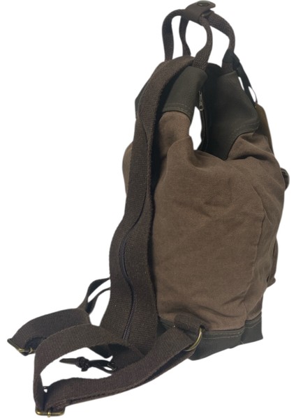 Kaliteli Küçük Boy Tek Gözlü Vintage Salaş Disayn Sırt Günlük Gezi Trekking Çantası S Boy 19CMX32CM