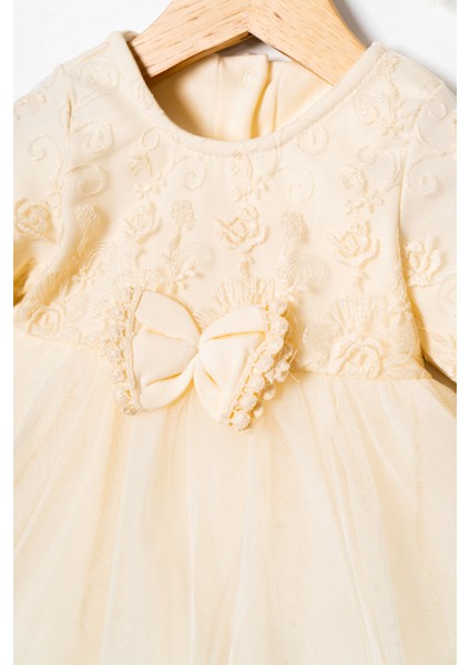 Kız Bebek Mevlütlük Dantelli Bandanalı Elbise fırsatları