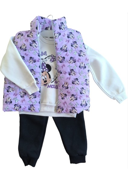 Laura Baby Yelekli Kız Bebek/çocuk 3 Lü Alt Üst Takım fırsatları