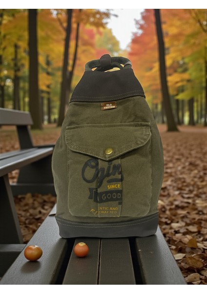 Kaliteli Küçük Boy Tek Gözlü Vintage Salaş Disayn Sırt Günlük Gezi Trekking Çantası S Boy 19CMX32CM