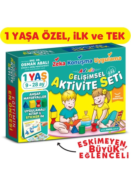 1 Yaş Gelişimsel Aktivite Seti