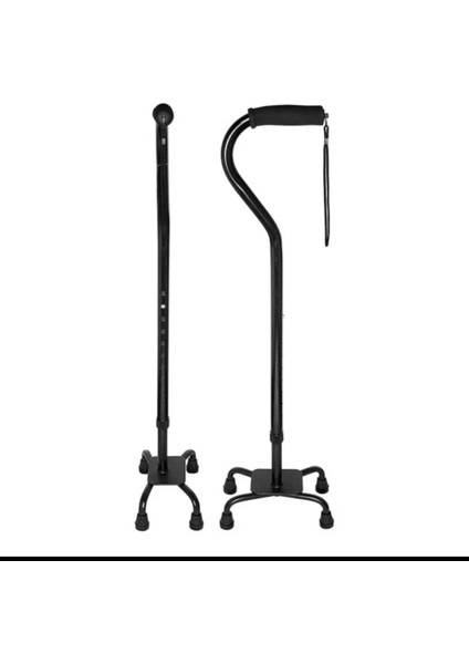 4 Ayaklı Kaymaz Tabanlı Baston