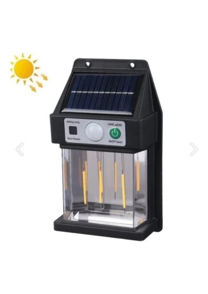 Güneş Enerjili Hareket Sensörlü Duvar Lambası modelleri