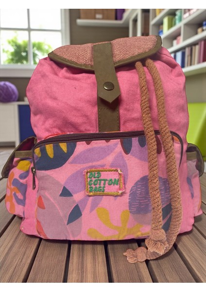 Kaliteli Tek Gözlü Vintage Salaş Disayn Unisex Sırt Günlük Okul Gezi Kamp Trekking Çantası 29CMX36CM