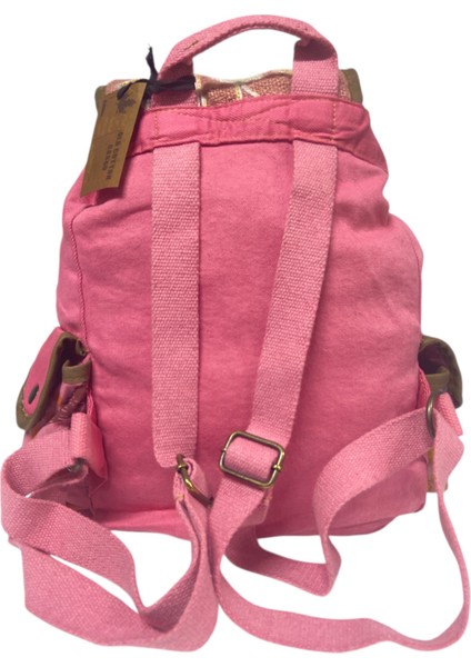 Kaliteli Tek Gözlü Vintage Salaş Disayn Unisex Sırt Günlük Okul Gezi Kamp Trekking Çantası 29CMX36CM