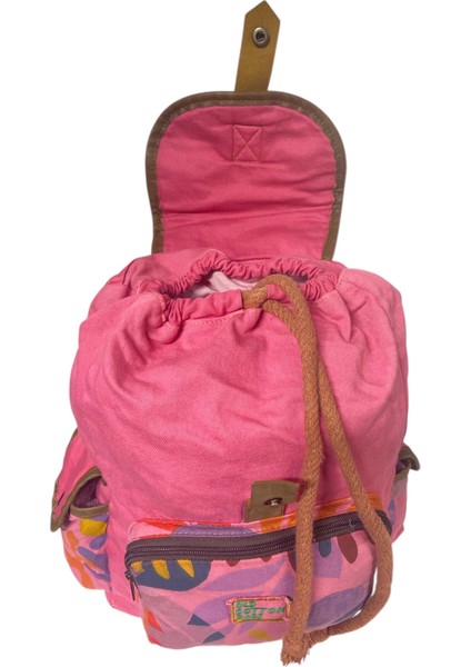 Kaliteli Tek Gözlü Vintage Salaş Disayn Unisex Sırt Günlük Okul Gezi Kamp Trekking Çantası 29CMX36CM