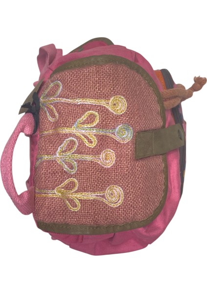 Kaliteli Tek Gözlü Vintage Salaş Disayn Unisex Sırt Günlük Okul Gezi Kamp Trekking Çantası 29CMX36CM