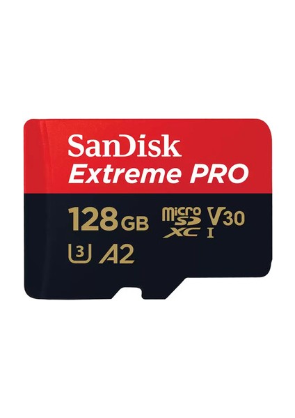 Extreme Pro Microsd Uhs I Card 128GB For 4K On Smartp, Cam Drones 200MB/S R, 90MB/S W