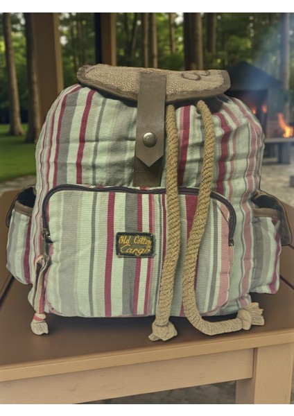 Kaliteli Tek Gözlü Vintage Salaş Disayn Unisex Sırt Günlük Okul Gezi Kamp Trekking Çantası 29CMX36CM