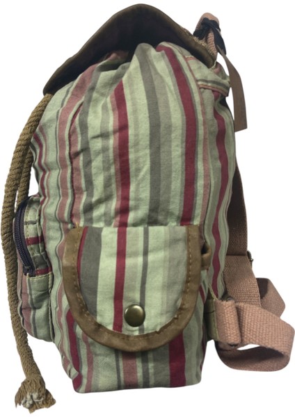 Kaliteli Tek Gözlü Vintage Salaş Disayn Unisex Sırt Günlük Okul Gezi Kamp Trekking Çantası 29CMX36CM fırsatları