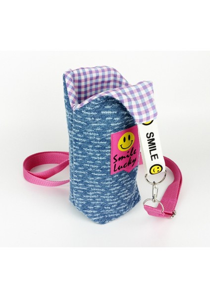 El Yapımı U Model Kot Matara Termos Kılıfı Smile Lucky Iceflow 0,89 modelleri